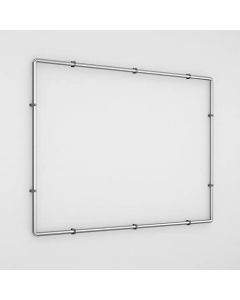 TANG Outdoor Wall Mounted Frames for Banners Billboard Poster Holders Backdrops Frame Wall Mounts Advertising Advertisement Display Wall Banner Stretching Tension Frame Stainless Steel - Customizable with Item Shape