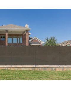 Bynbbur 160GSM Iron Poles Metal Fence - Customizable with Size and Color