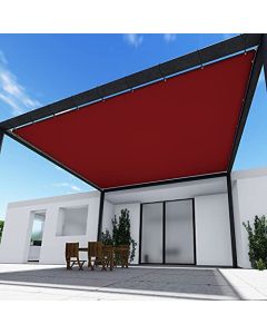 TANG Waterproof Rectangle Sun Shade Sail Straight Edge Canopy with Grommet UV Block Shade Fabric - Customizable with Size and Color