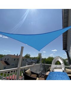 TANG Sunshades Depot with Hardware Kit A Ring Design Steel Cable Wire Reinforcement Right Triangle Sun Shade Sails Heavy Duty Permeable 260GSM - Customizable with Size and Color