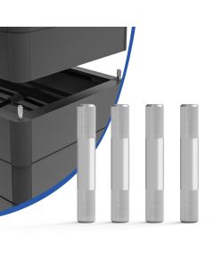 Bynbbur 4 Pcs Stainless Steel Dowel Pins 1.4" for Aluminum Black Base