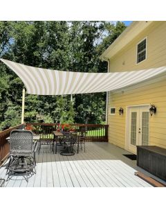 TANG Sun Shade Sail Right Triangle Blue AB Side - Customizable with Size and Color