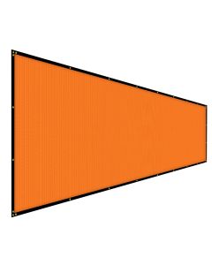 TANG Sunshades Depot Orange 5'x74' 260 GSM Privacy fence screen Commercial Construction Site Windscreen Residential Chainlink Fence Netting Fence Cover Privacy Blockage with excellent Airflow