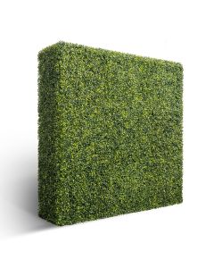 Bynbbur Artificial Hedge Wall 90"Lx72"Hx6"W Boxwood Hedges Outdoor Patio Greenery Walls, Fake Grass Privacy Wall Screens, Office Living Room Divider, Wedding Party Décor