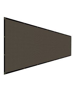 TANG Durable Privacy Screen Fence 98% Privacy Heavy Duty Windscreen for Backyard Chain Link Fence 3 Years Warranty 6’X50’ Brown