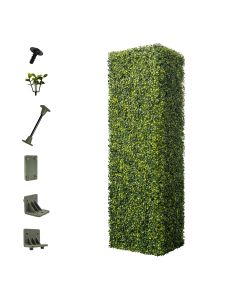Bynbbur Artificial Hedge Wall 18"Lx72"Hx6"W Boxwood Hedges Outdoor Patio Greenery Walls, Fake Grass Privacy Wall Screens, Office Living Room Divider, Wedding Party Décor