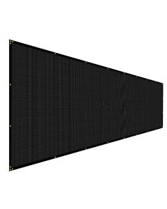 TANG Sunshades Depot Brown 4'x11' 260 GSM Privacy Fence Screen Commercial Construction Site Windscreen Residential Chainlink Fence Netting Fence Cover Privacy Blockage with Excellent Airflow