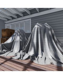 TANG Sunshades Depot 20 x 30 Feet Heavy Duty 10 Mil Waterproof Silver Poly Tarp Multi Purpose Waterproof Poly Tarp Cover Reinforced Rip-Stop with Grommets