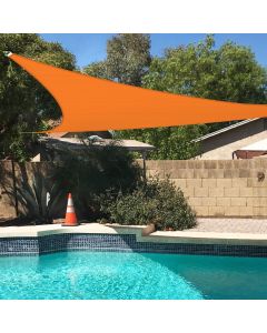 TANG 2'x2'x3' Sun Shade Sail Rectangle Sunshade Canopy UV Block Shade Cloth Pergola Cover for Outdoor Patio Garden Gazebo Deck, Orange