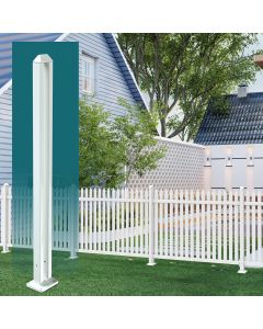 TANG 36" H PVC Posts Vinyl Post for 36-inch PVC Straight Picket Fence