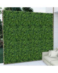 TANG Sunshades Depot Faux Milan Boxwood Panels Artificial Topiary Hedge Greenery Fence Plants Multiple Purpose Garden Fence Backyard Party Indoor Outdoor Decor of 20"x20" x 9PCS