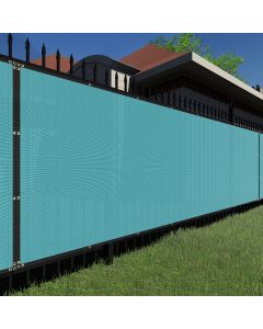 TANG Sunshades Depot Light Green Turquoise 260GSM Privacy fence screen - Customizable with Size and Color