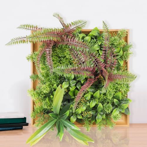 E&K Artificial Hanging Plant with Frame