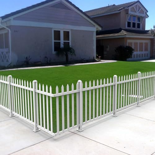 E&K Vinyl Picket Fence Panels Straight-New